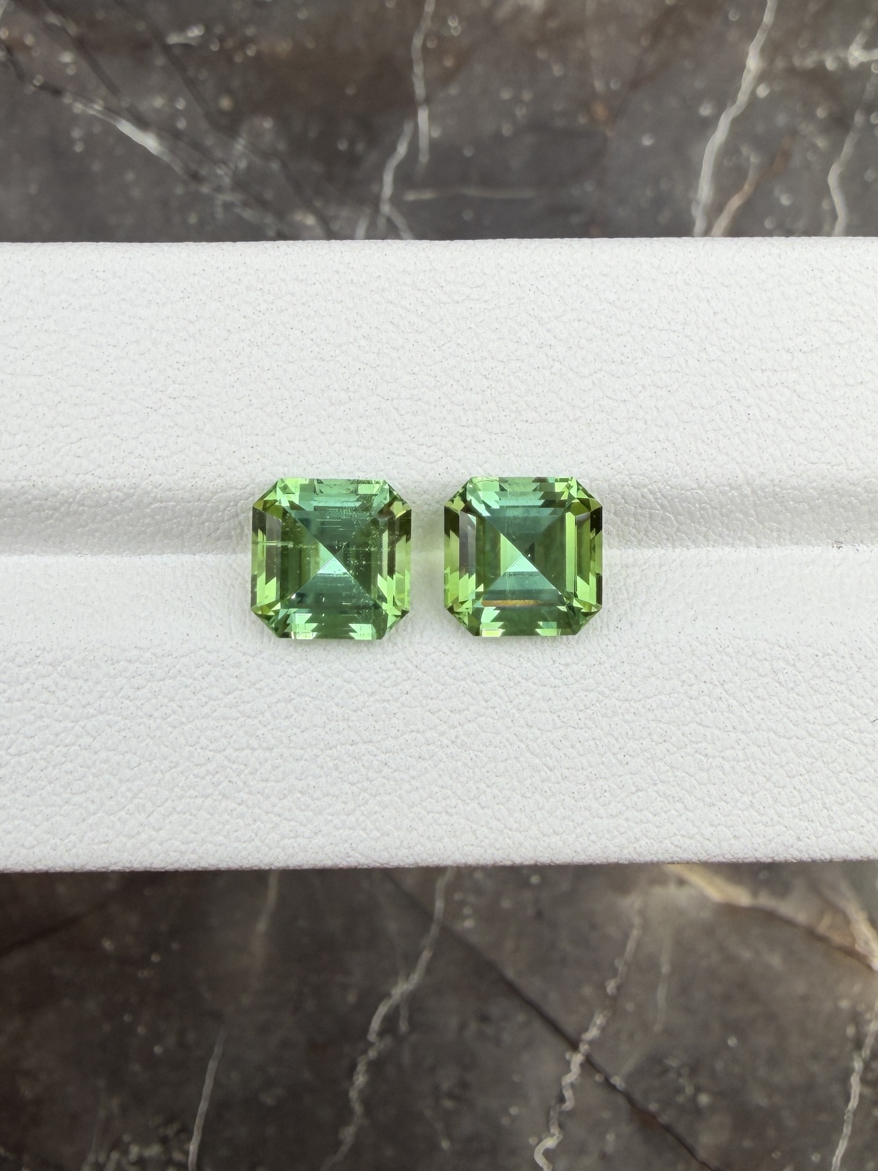 Турмалин мятный сет октагонов 10.04 карат — изображение 2